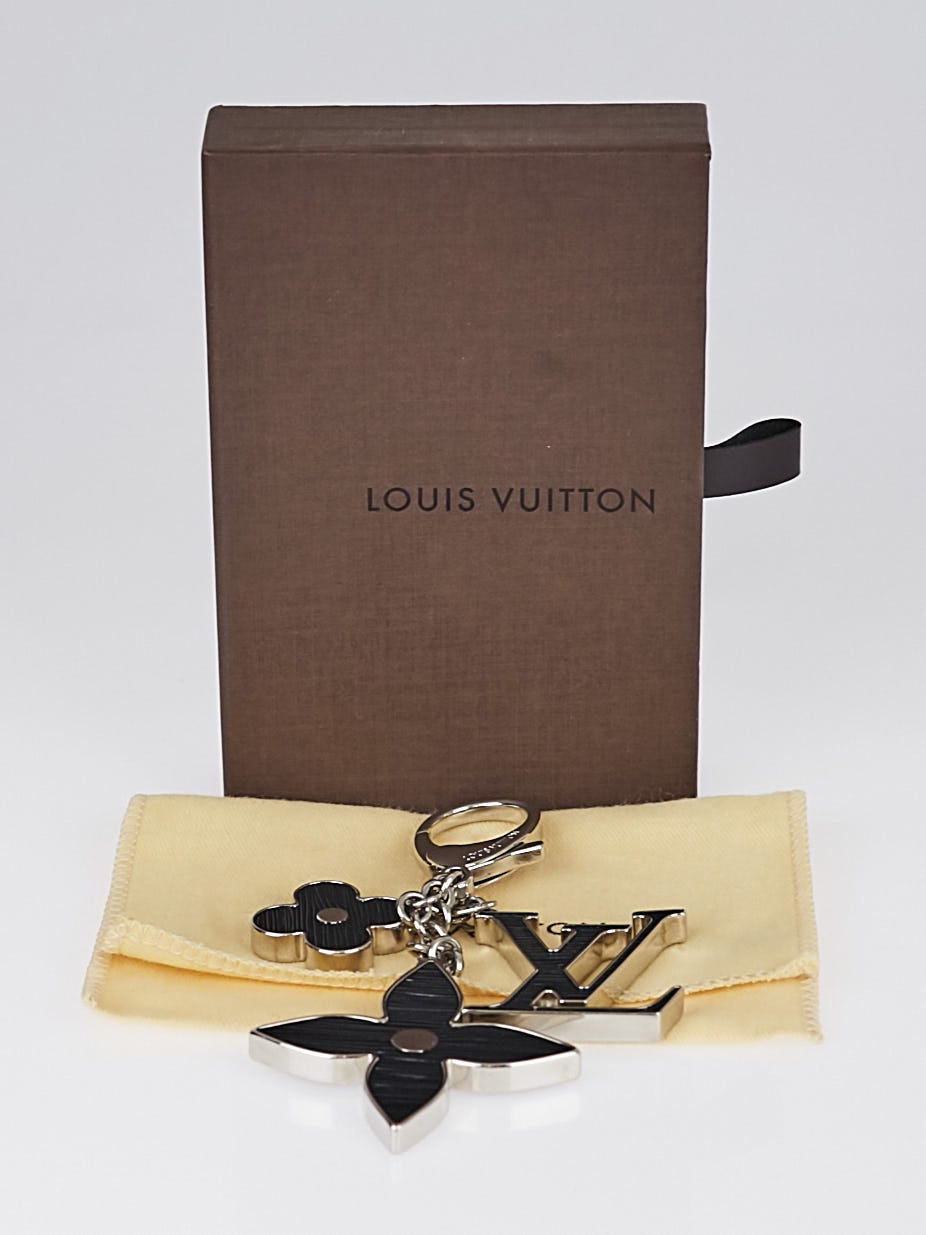 Louis Vuitton Black Fleur D'Epi Key Holder and Bag Charm - Yoogi's