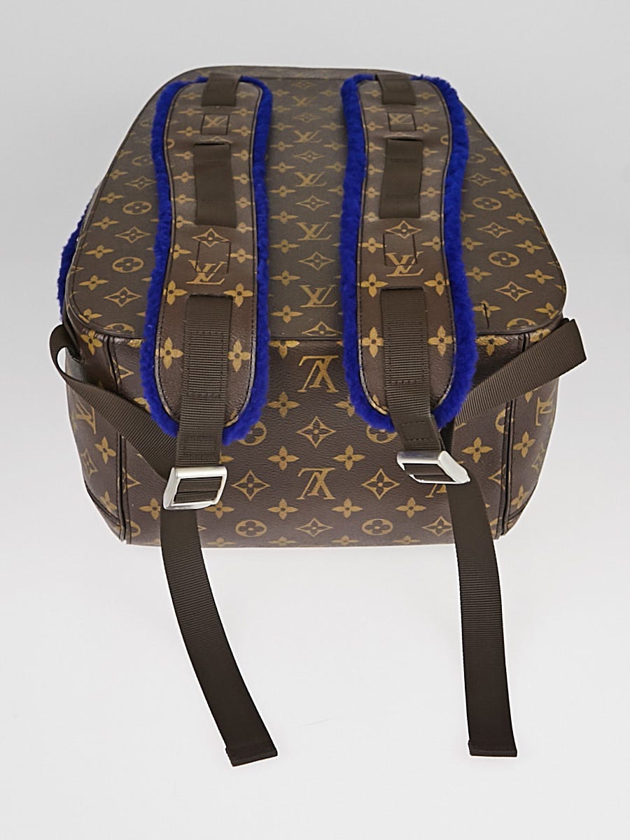 Louis Vuitton Limited Edition Monogram Blue Fleece Pack Marc Newson Backpack  - Yoogi's Closet