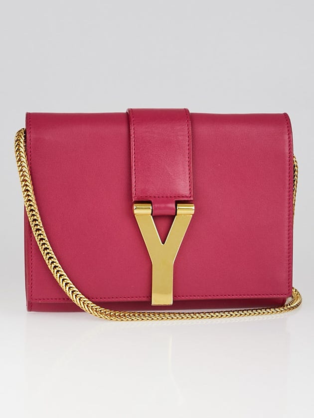 Yves Saint Laurent Pink Smooth Calfskin Leather ChYc Mini Crossbody Bag