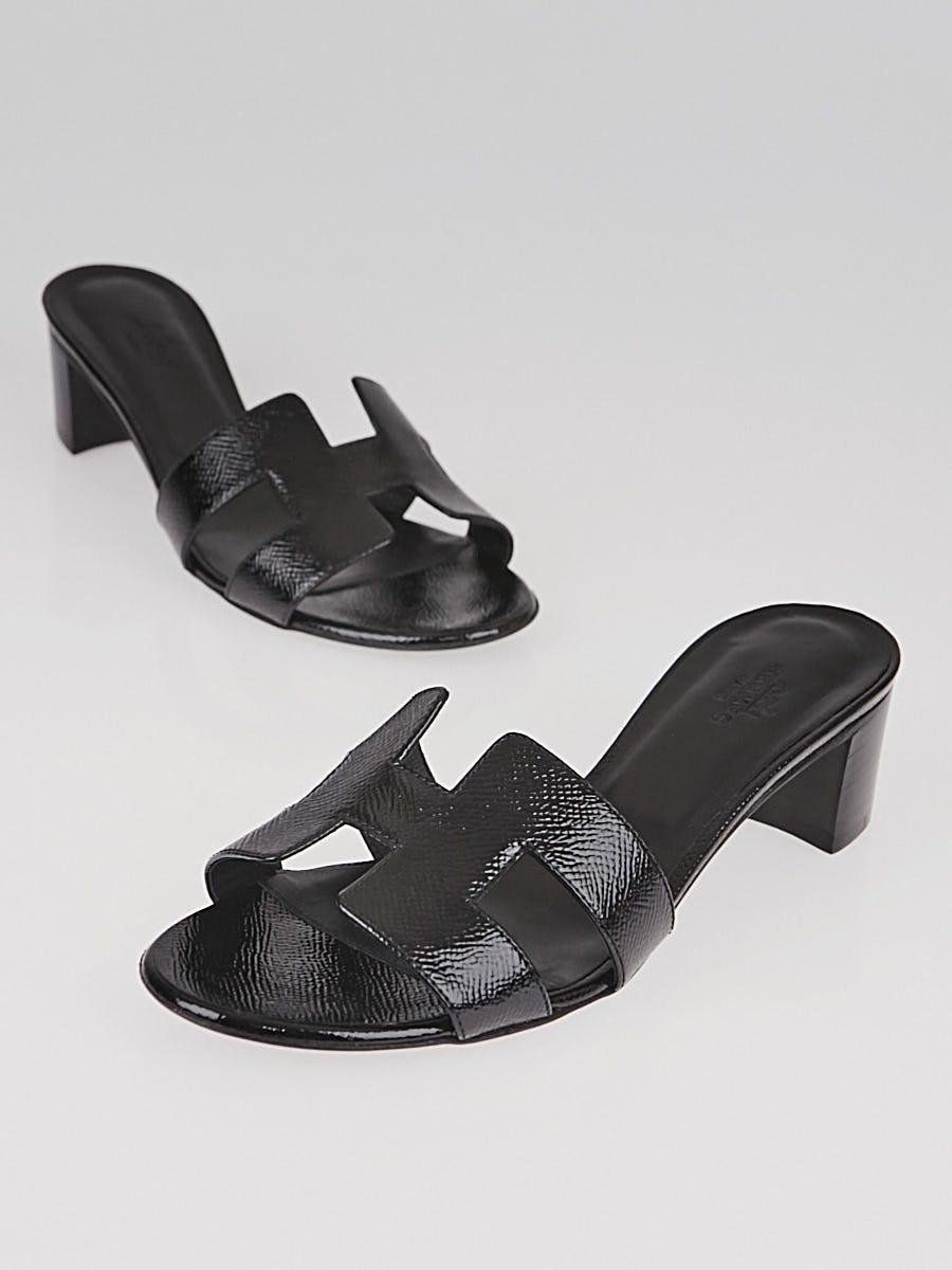 oasis black sandals