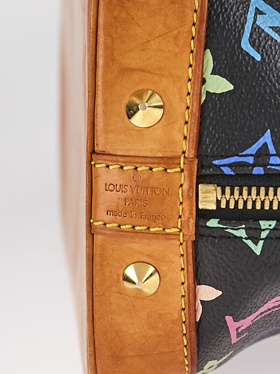 Louis Vuitton Black Monogram Multicolor Alma PM NM Bag - Yoogi's Closet