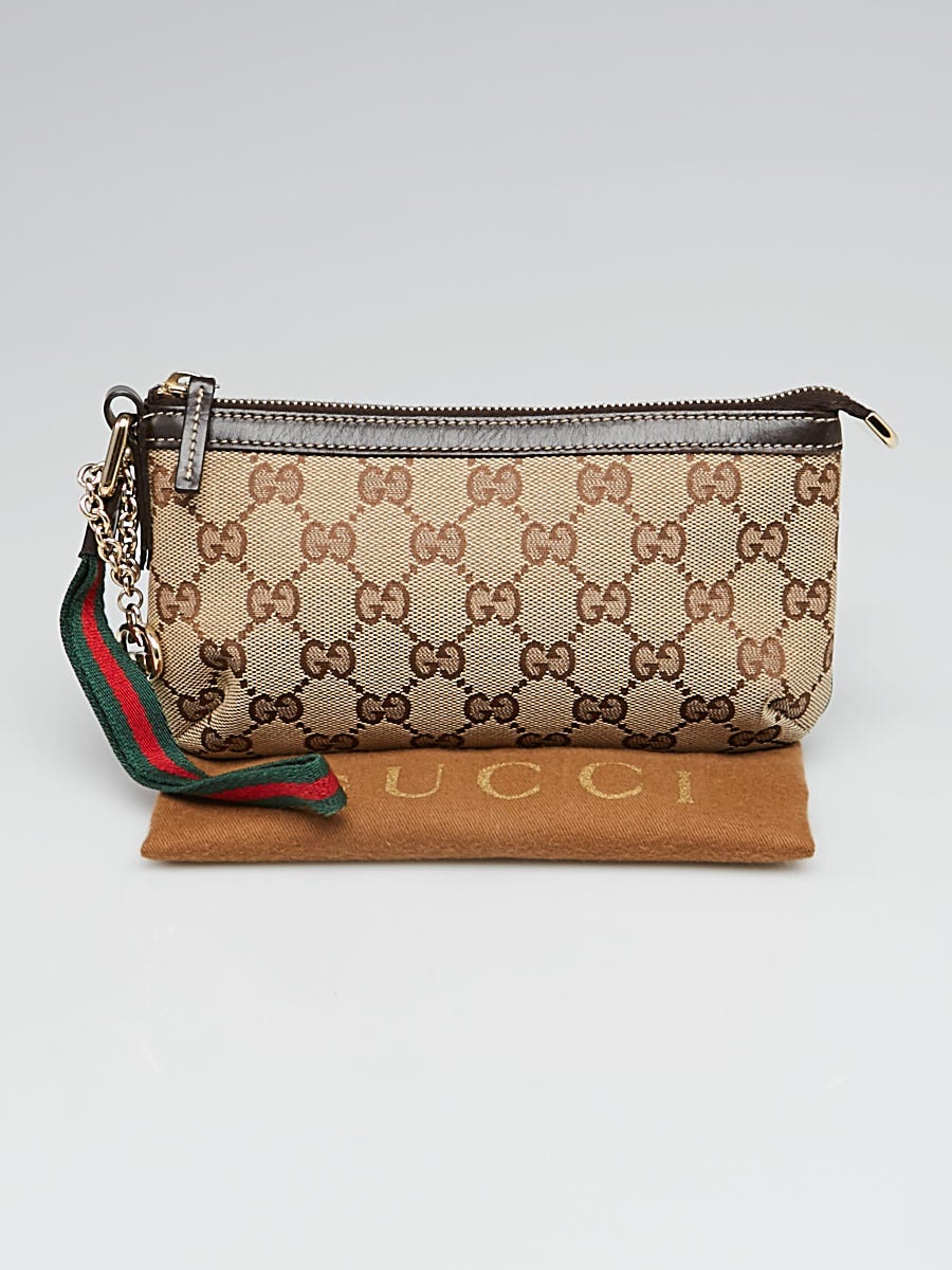 Gucci Beige/Ebony GG Canvas Waist Belt Bag - Yoogi's Closet