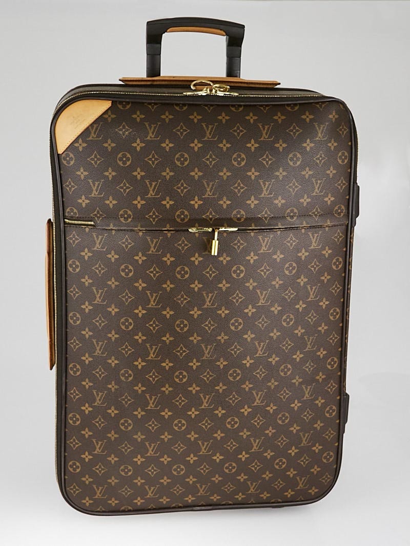 Louis Vuitton Monogram Pegase 70 Brown Leather Cloth ref.90012
