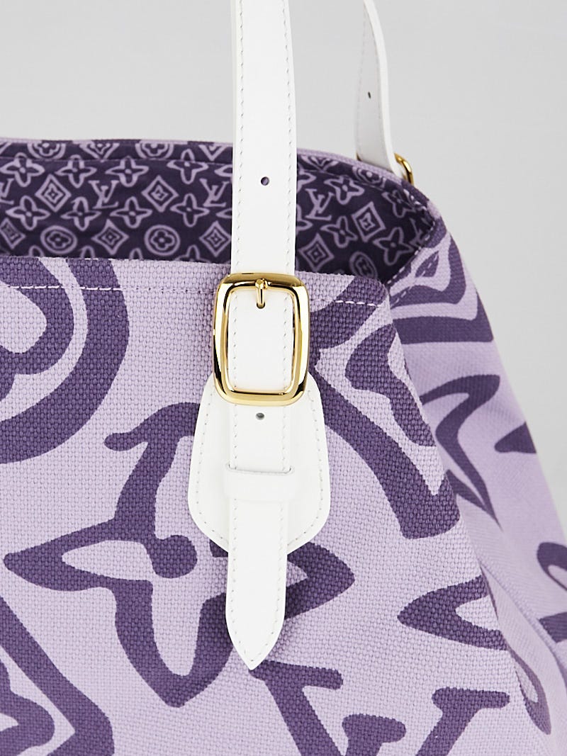 Louis Vuitton Limited Edition Lilac Tahitienne Cabas GM Bag - Yoogi's Closet