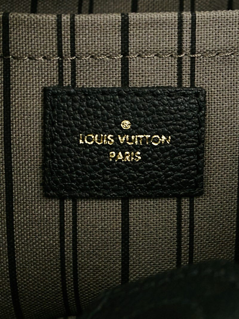 Louis Vuitton Mazarine PM bag in black & embossed leather. Similar
