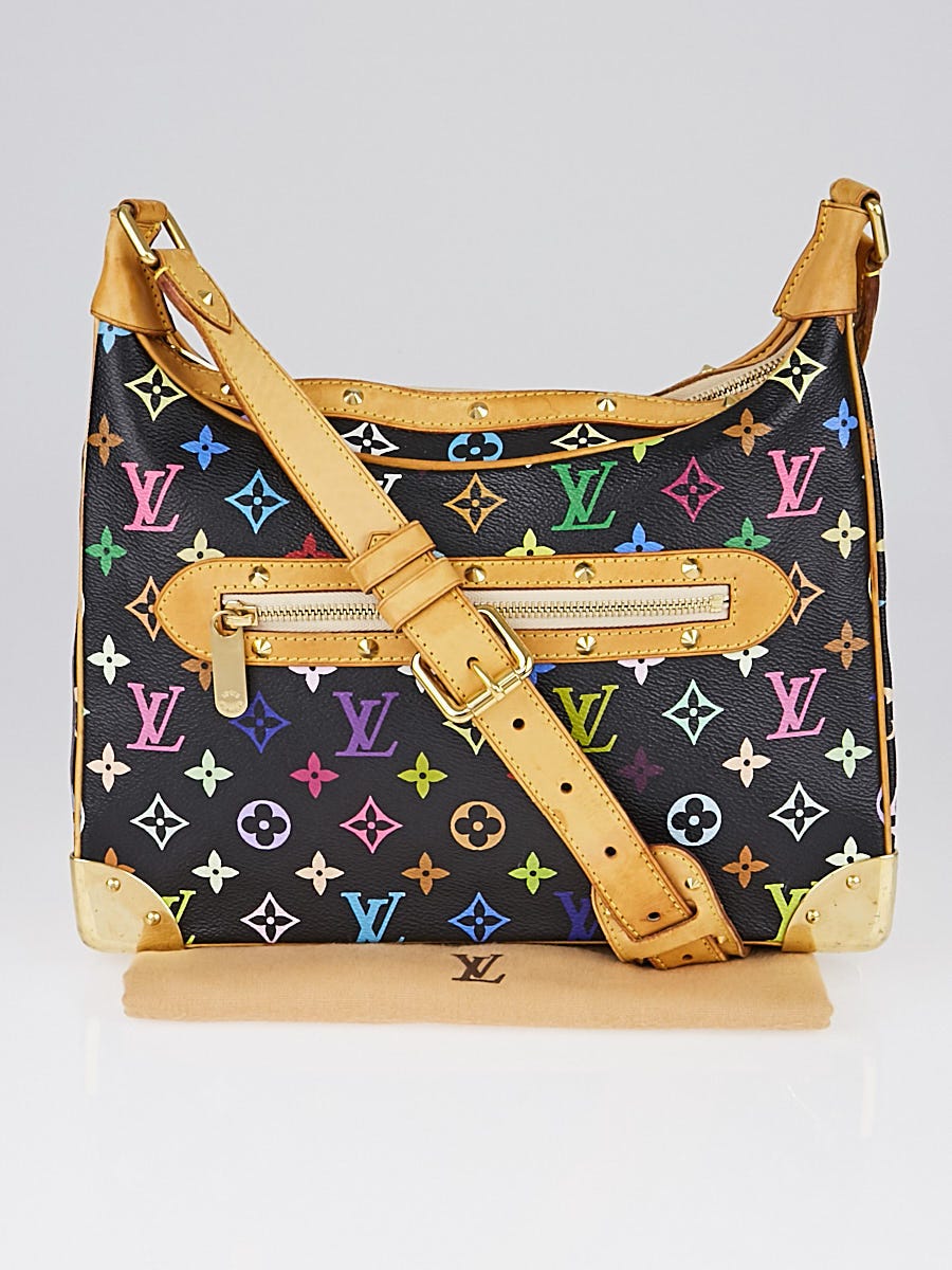 Louis Vuitton Black Monogram Multicolor Boulogne Bag - Yoogi's Closet