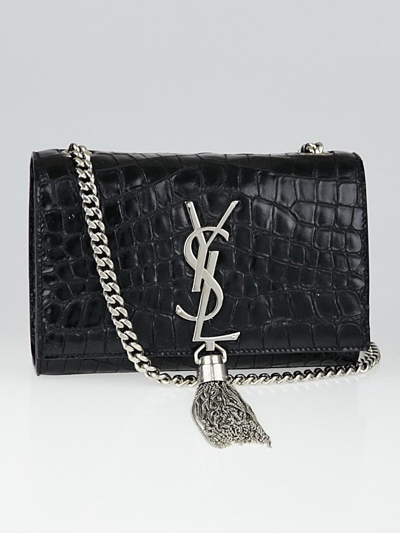 Ysl croc tassel online bag