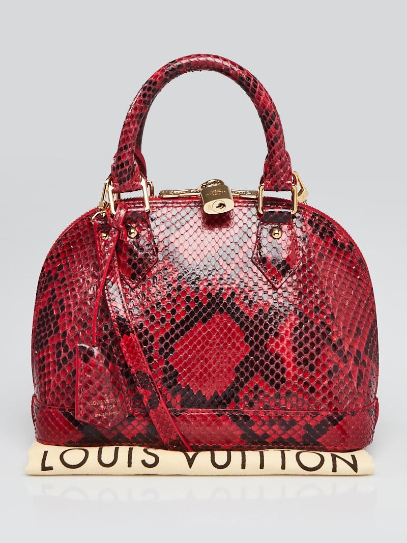 Louis Vuitton Alma Shoulder bag in Red Patent leather Louis Vuitton | The  Luxury Closet