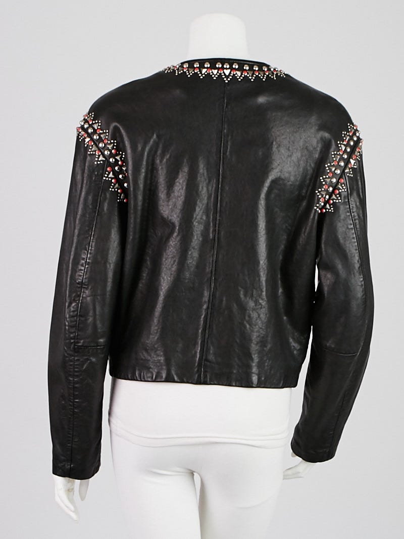 Embellished biker outlet jacket