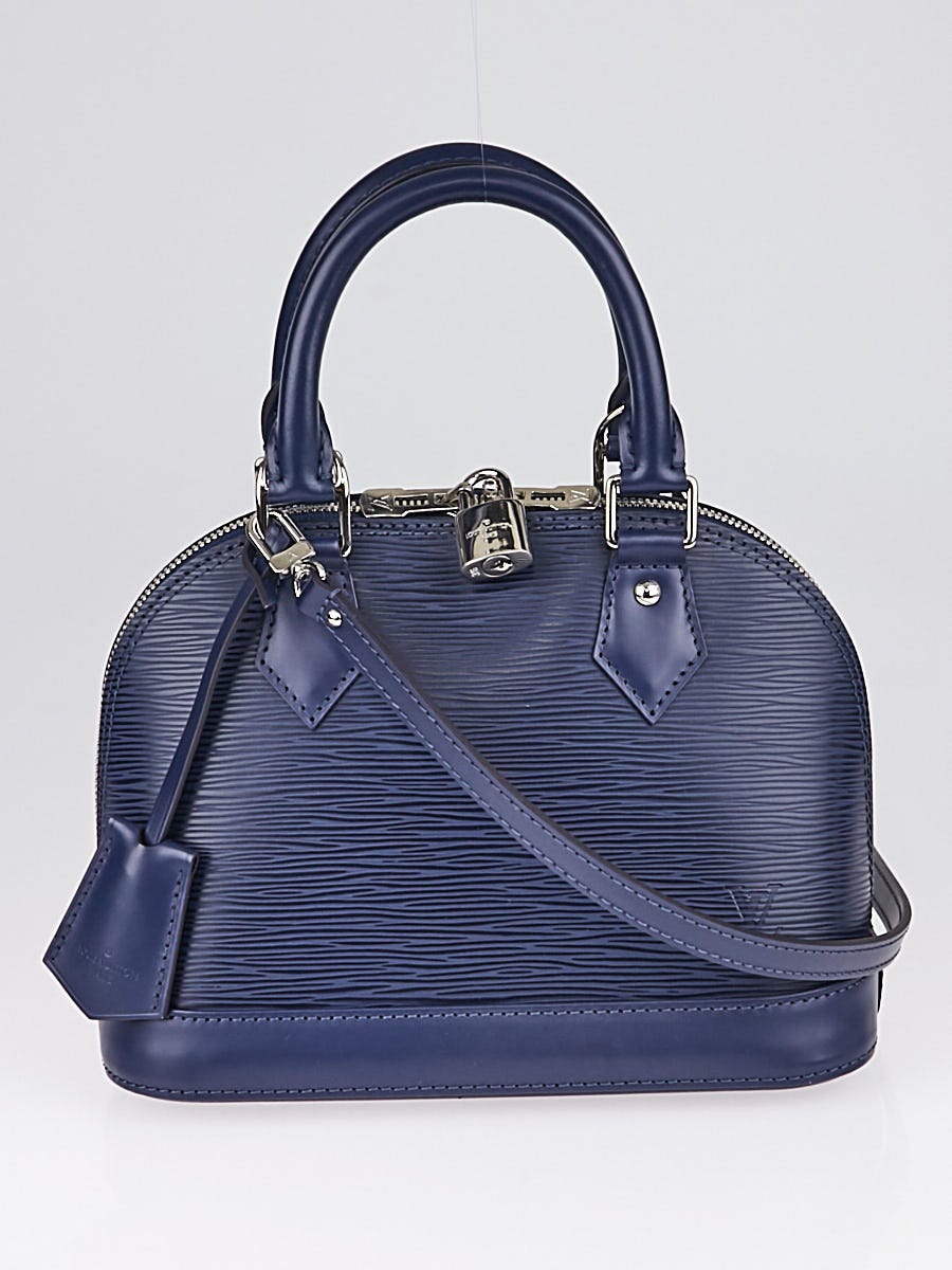 Louis Vuitton Indigo Epi Leather Twist Tote Bag - Yoogi's Closet