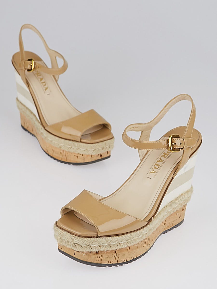 Nude wedges outlet size 7