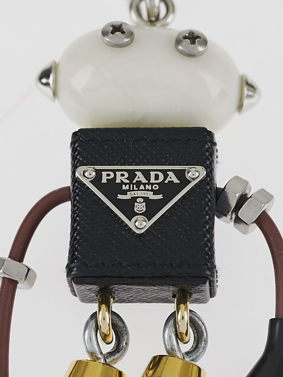 PRADA Robot Keychain Very Bag charm Robot Edward With Box