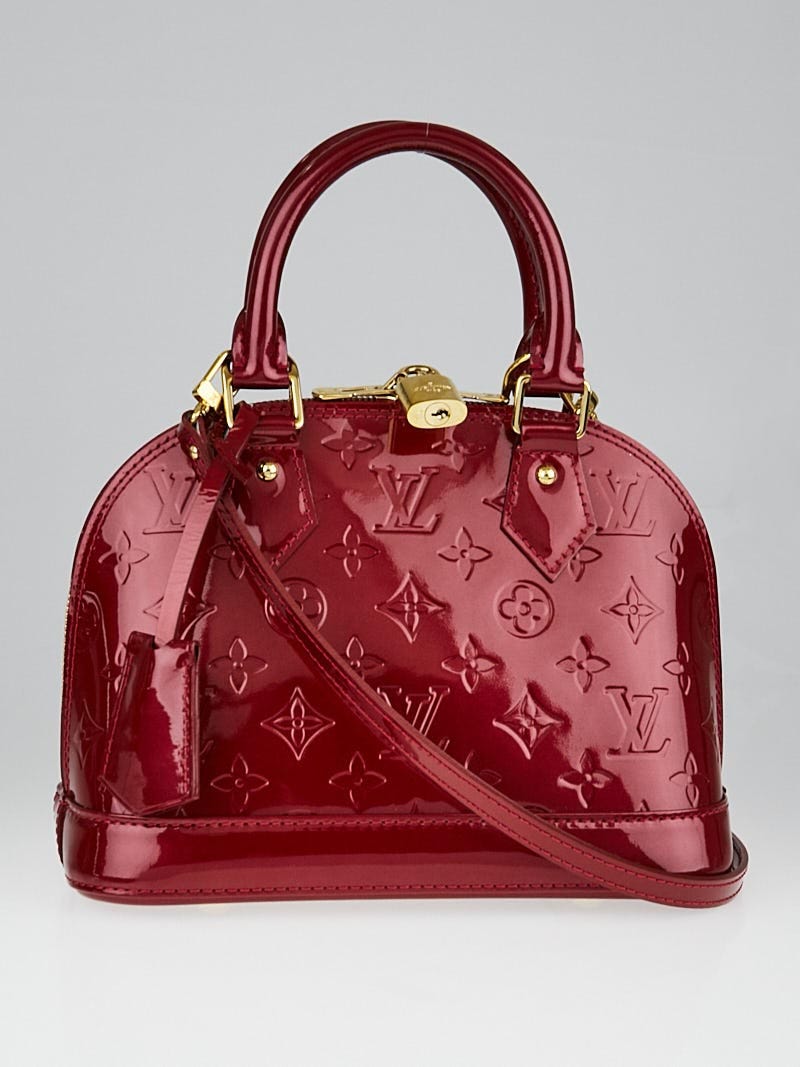 Louis Vuitton Pomme D'amour Monogram Vernis Alma PM Bag