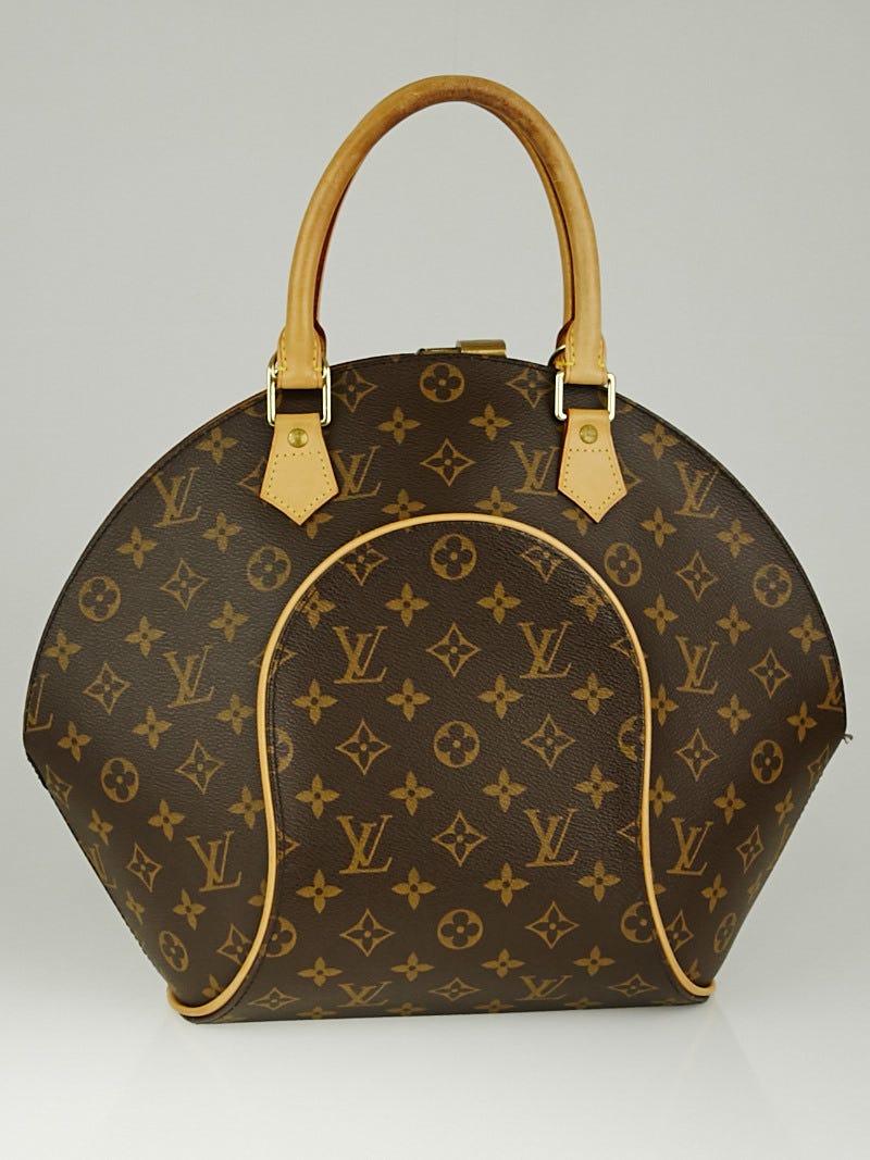 Louis Vuitton Alma MM handbag with strap in brown Monogram canvas