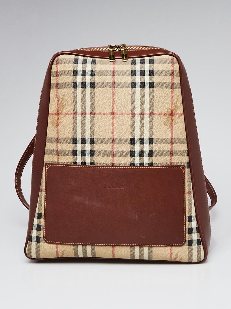 Burberry Vintage Nova Check Haymarket Backpack Burberry Vintage Nova Check Haymarket Backpack | eBay main image 3
