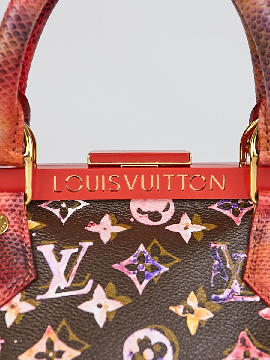 Louis Vuitton Limited Edition Richard Prince Monogram Watercolor Aquarelle  Papillon Frame Bag - Yoogi's Closet