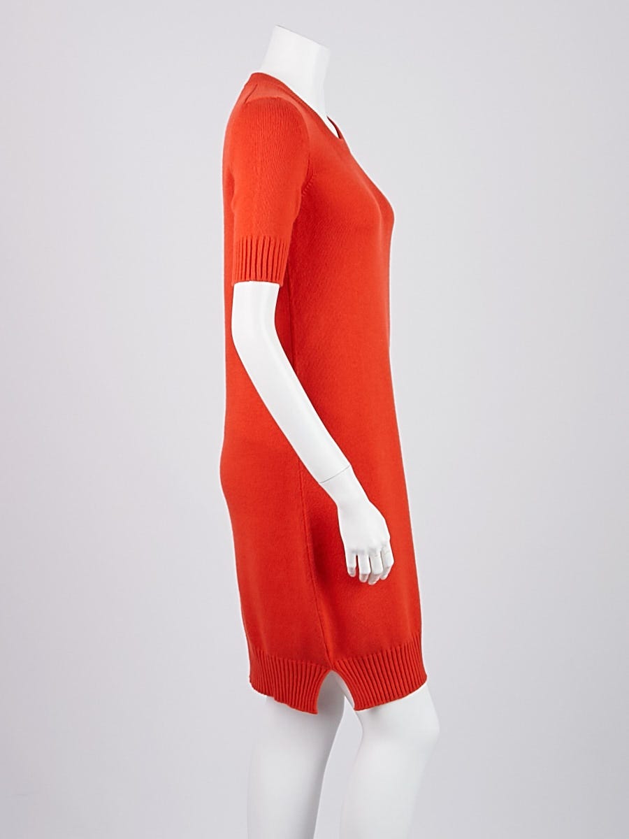 Red cashmere hot sale sweater dress