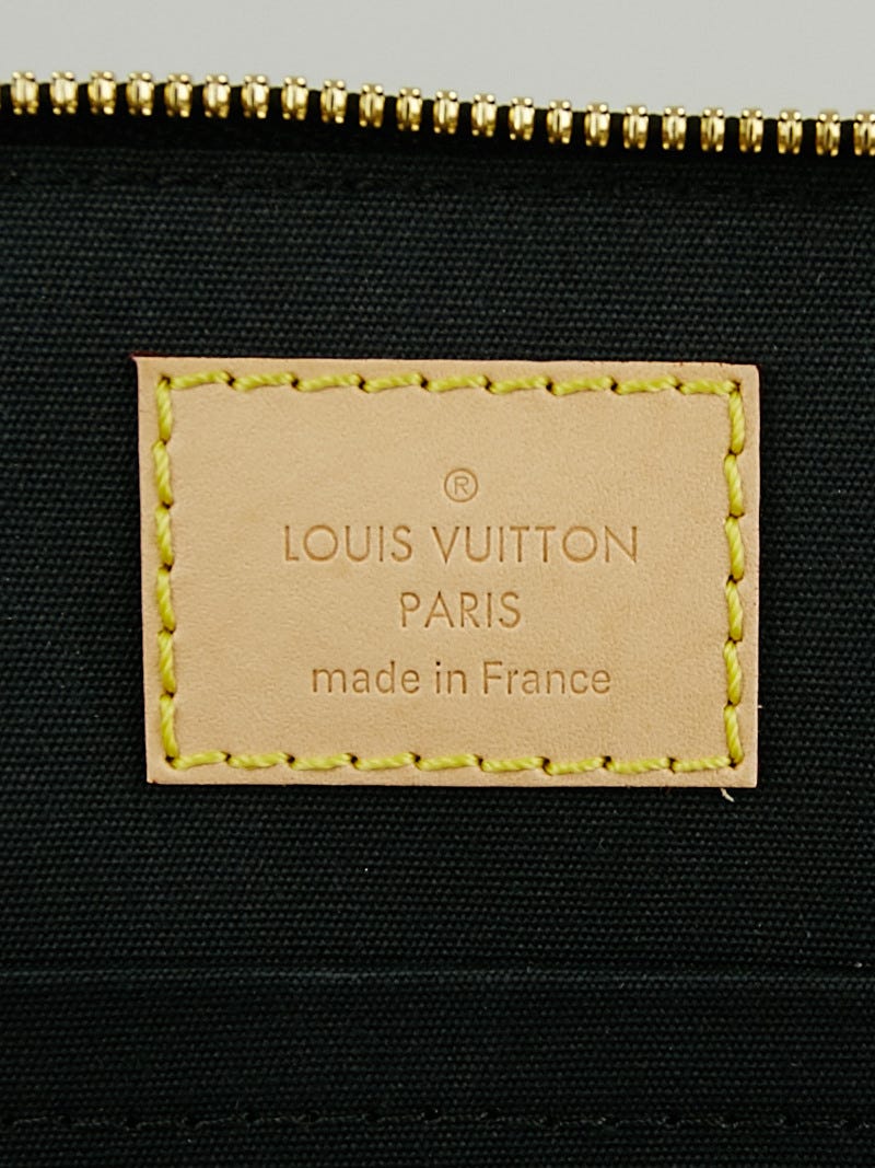 LOUIS VUITTON vernis white patent alma bb bag 510014
