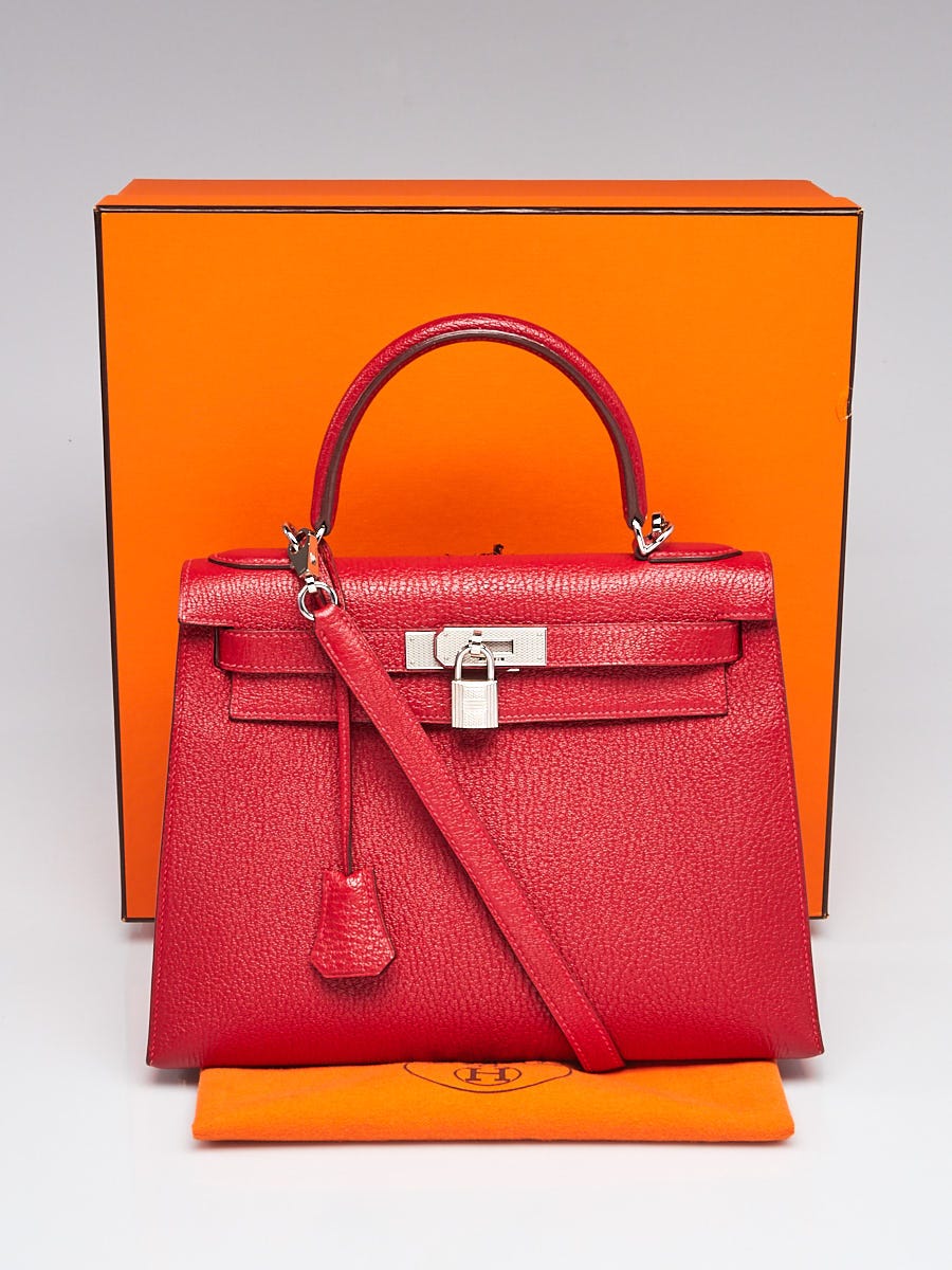 Hermes Vermillion Epsom Leather Evelyne I GM Bag - Yoogi's Closet