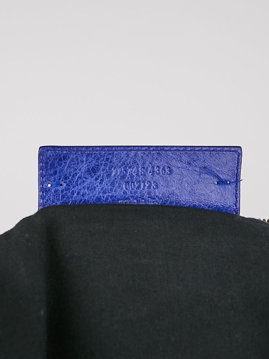 Balenciaga Outremer Lambskin Leather Motorcycle City Bag | Yoogi's