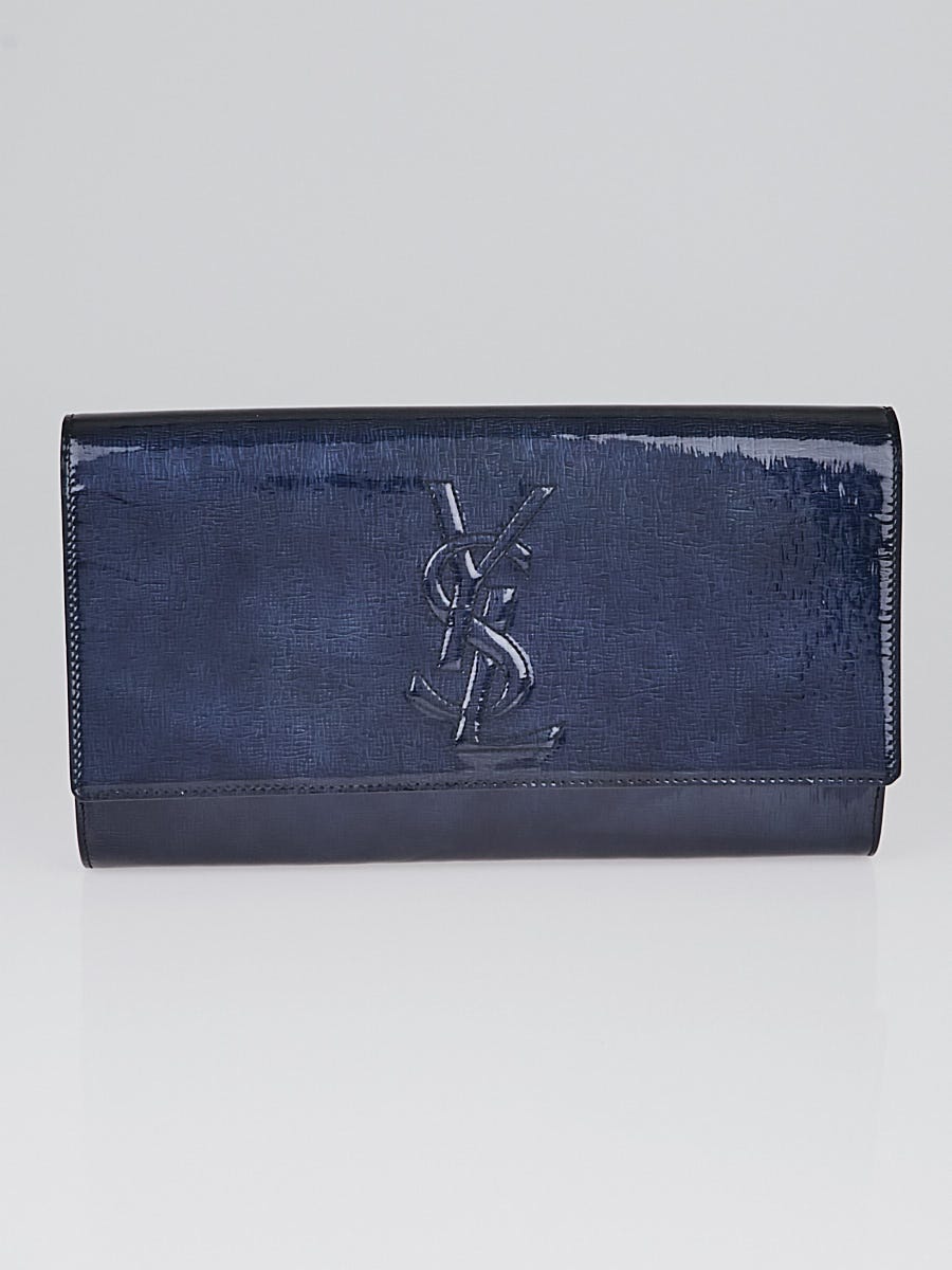 Yves Saint Laurent Dark Blue Patent Leather Belle de Jour