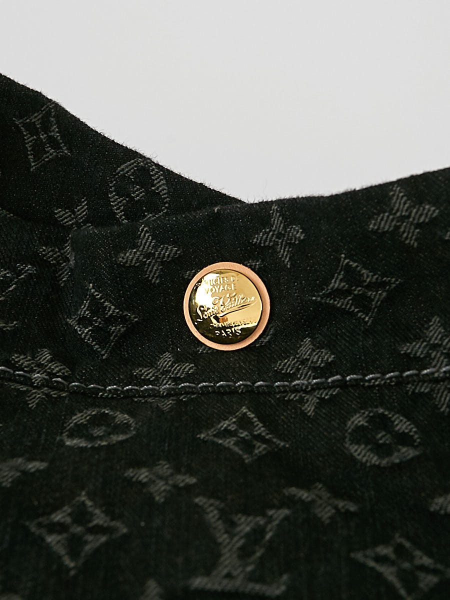 Louis Vuitton Black Denim Monogram Denim Daily PM Bag - Yoogi's Closet