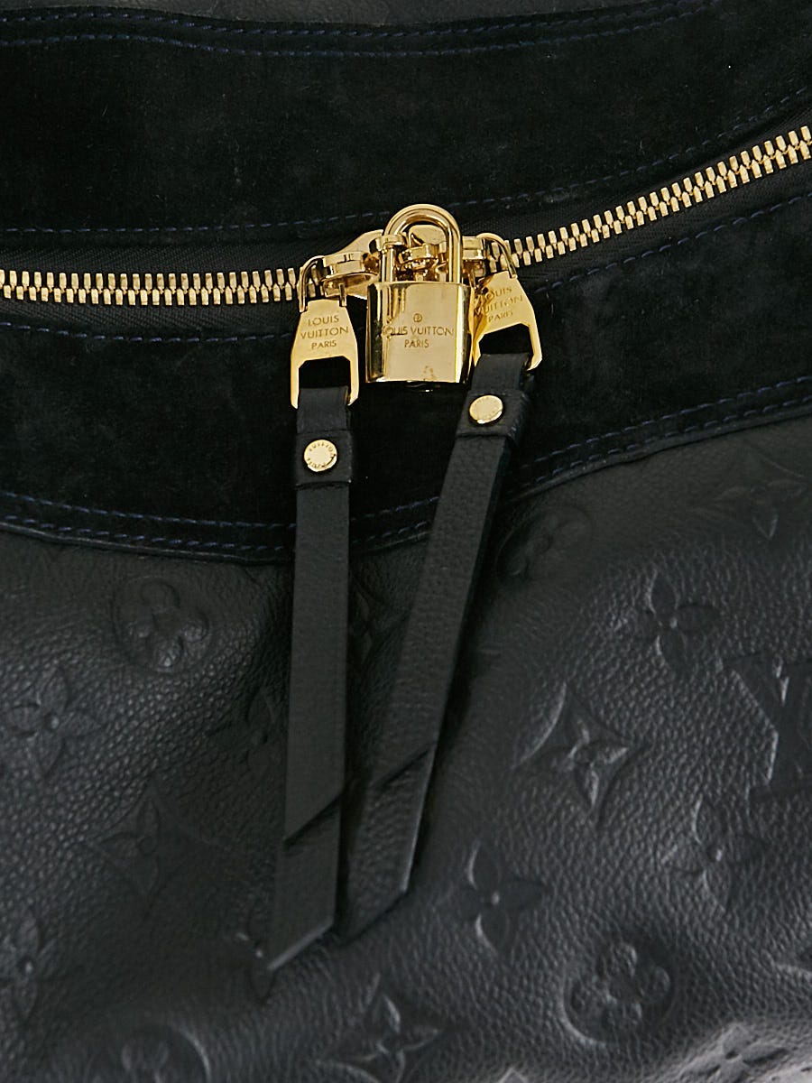 Louis Vuitton Bleu Infini Monogram Empreinte Leather Audacieuse GM Bag