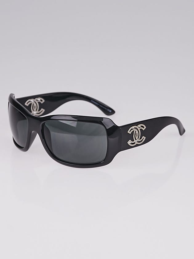 Chanel Black Acetate Frame CC Logo Sunglasses - 6018