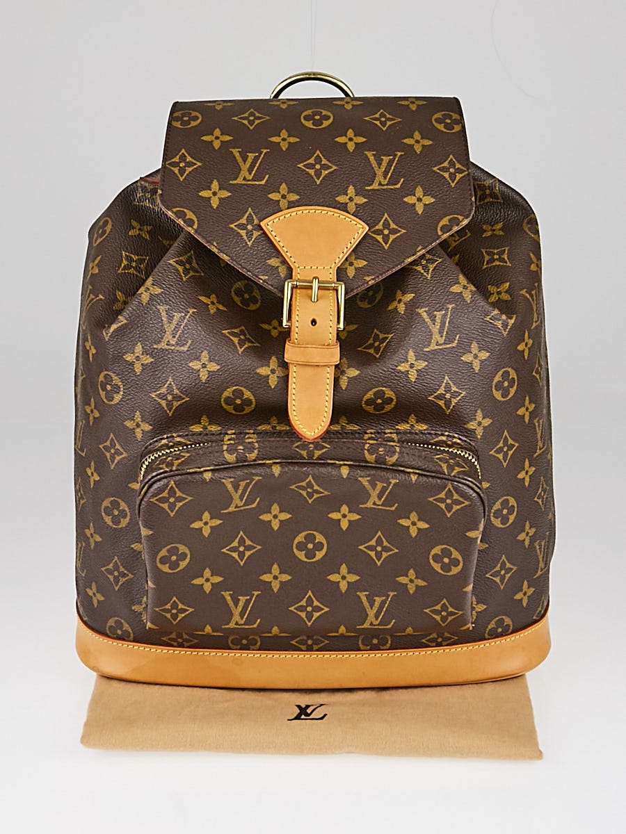 Louis Vuitton Monogram Canvas Montsouris GM Backpack Bag - Yoogi's