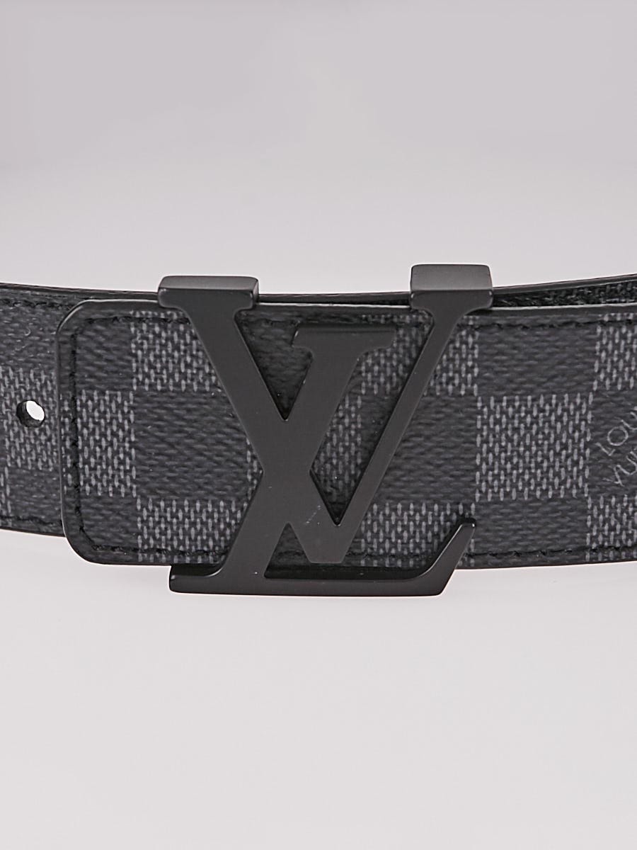 Louis Vuitton damier ebene 40mm Initials Belt Size 85/34 Brown Leather  ref.543878 - Joli Closet