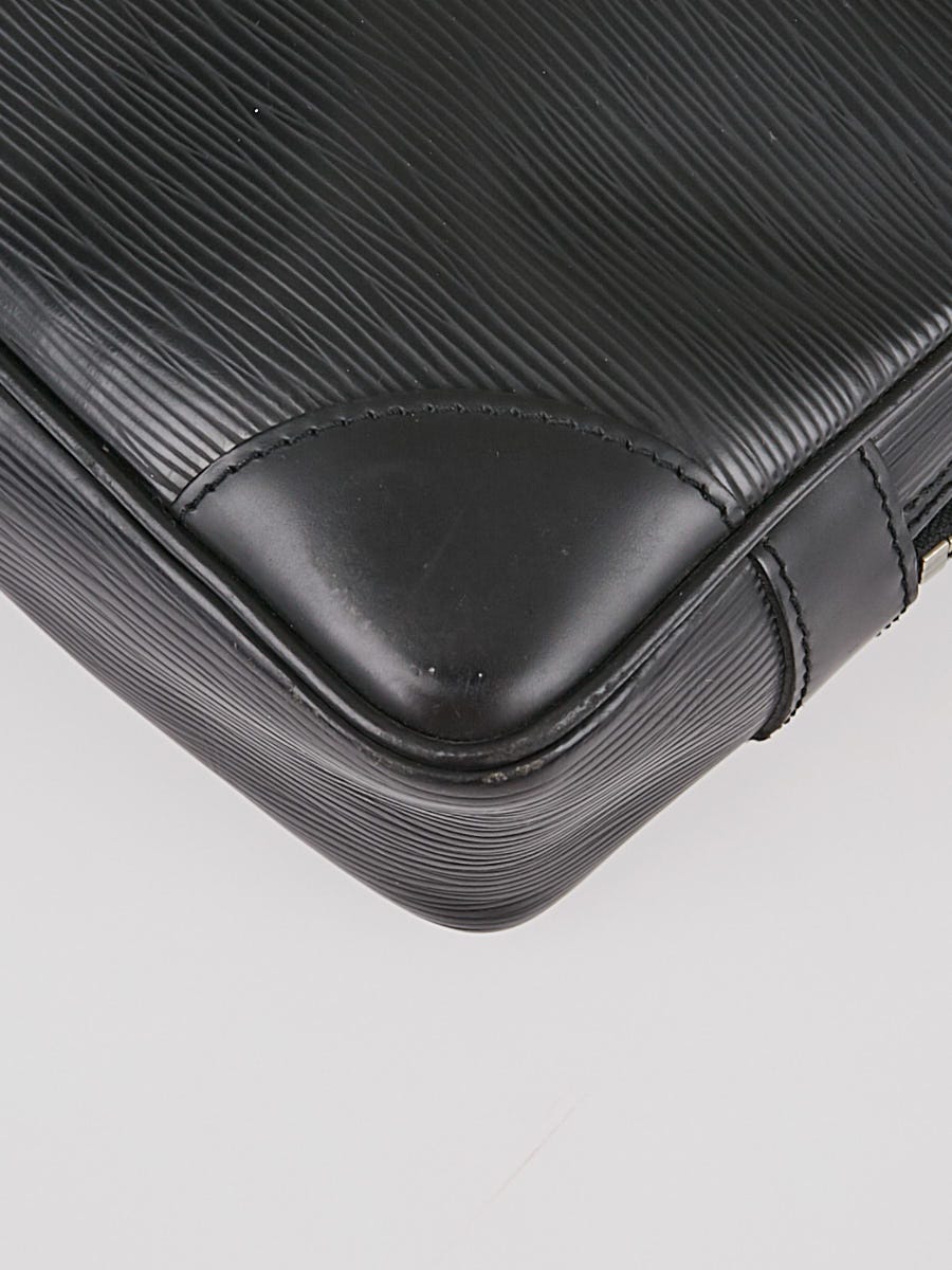 Louis Vuitton Black Epi Leather Porte-Documents Voyage Bag - Yoogi's Closet