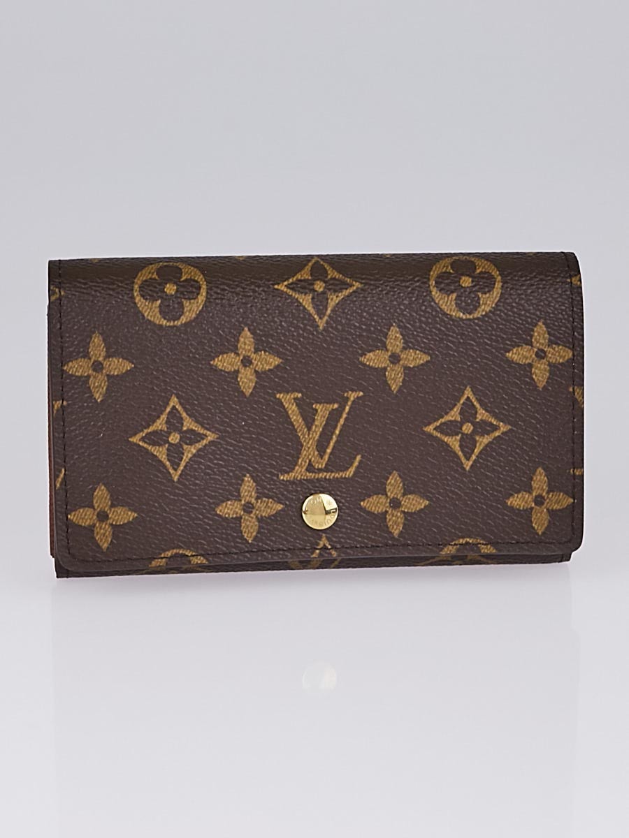 Louis Vuitton Monogram Canvas Porte Monnaie Tresor Wallet, Louis Vuitton  Small_Leather_Goods