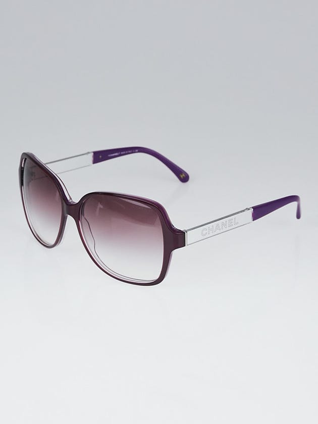 Chanel Purple Oversized Frame Miroir Collection Sunglasses-5168