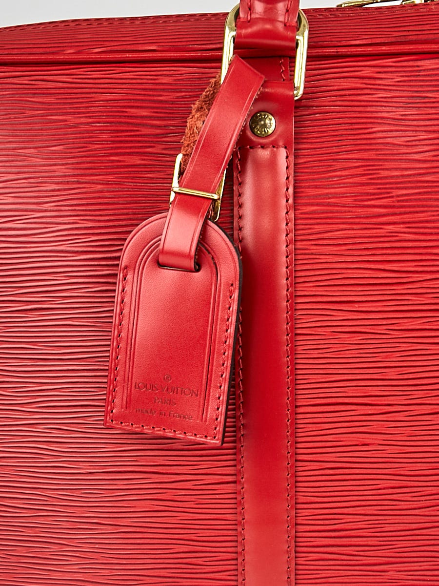 Louis Vuitton Red Epi Leather Porte-Document Senateur Clutch Louis