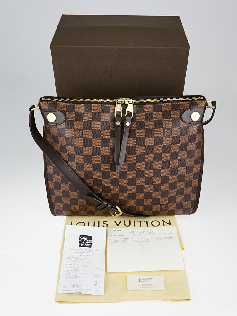 Louis Vuitton - LOUIS VUITTON STUNNING DAMIER EBENE SOUTHBANK BESACE  CROSSBODY BAG & RECEIPT & DUSTBAG on Designer Wardrobe