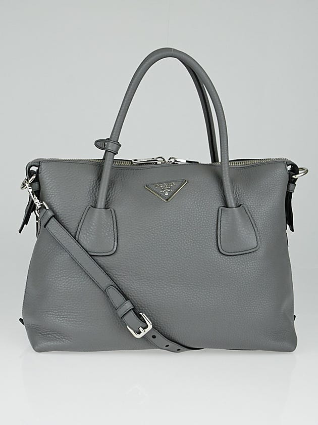 Prada Marmo Vitello Daino Leather Bauletto Top Handle Bag BL0890