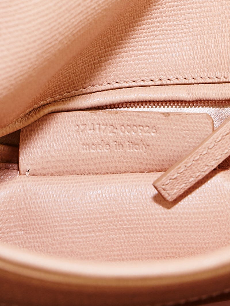 Yves Saint Laurent Beige Leather Ligne Y Crossbody Bag