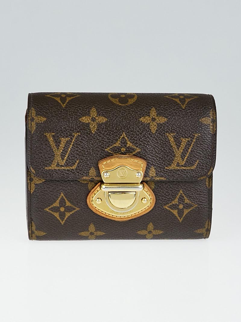 Louis Vuitton Monogram Joey Push Lock Compact Wallet