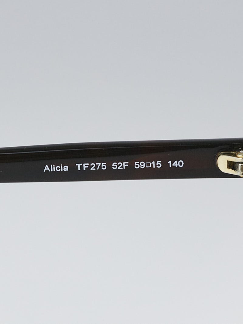 Tom Ford Brown Frame Alicia Sunglasses - TF275 | Yoogi's Closet