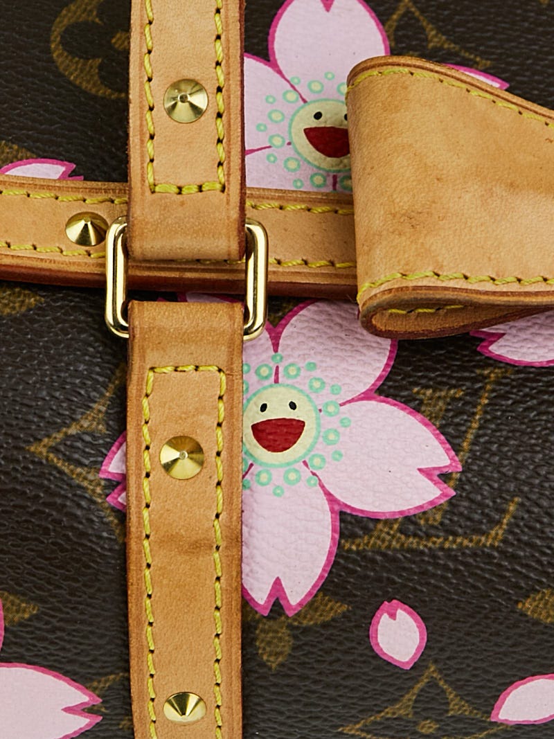 Louis Vuitton Cherry Blossom Monogram Canvas and Leather Papillon Bowler  Bag Louis Vuitton