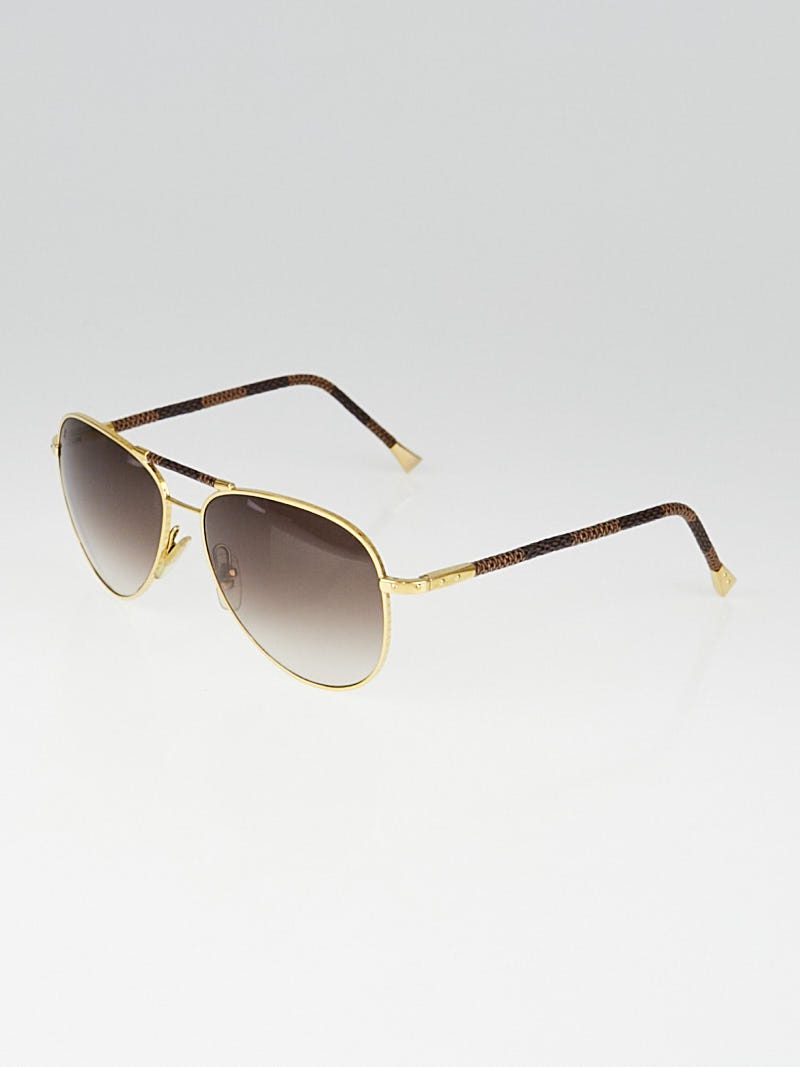 Louis Vuitton Men's Conspiration Pilote Damier Sunglasses Z0202U – Luxuria  & Co.