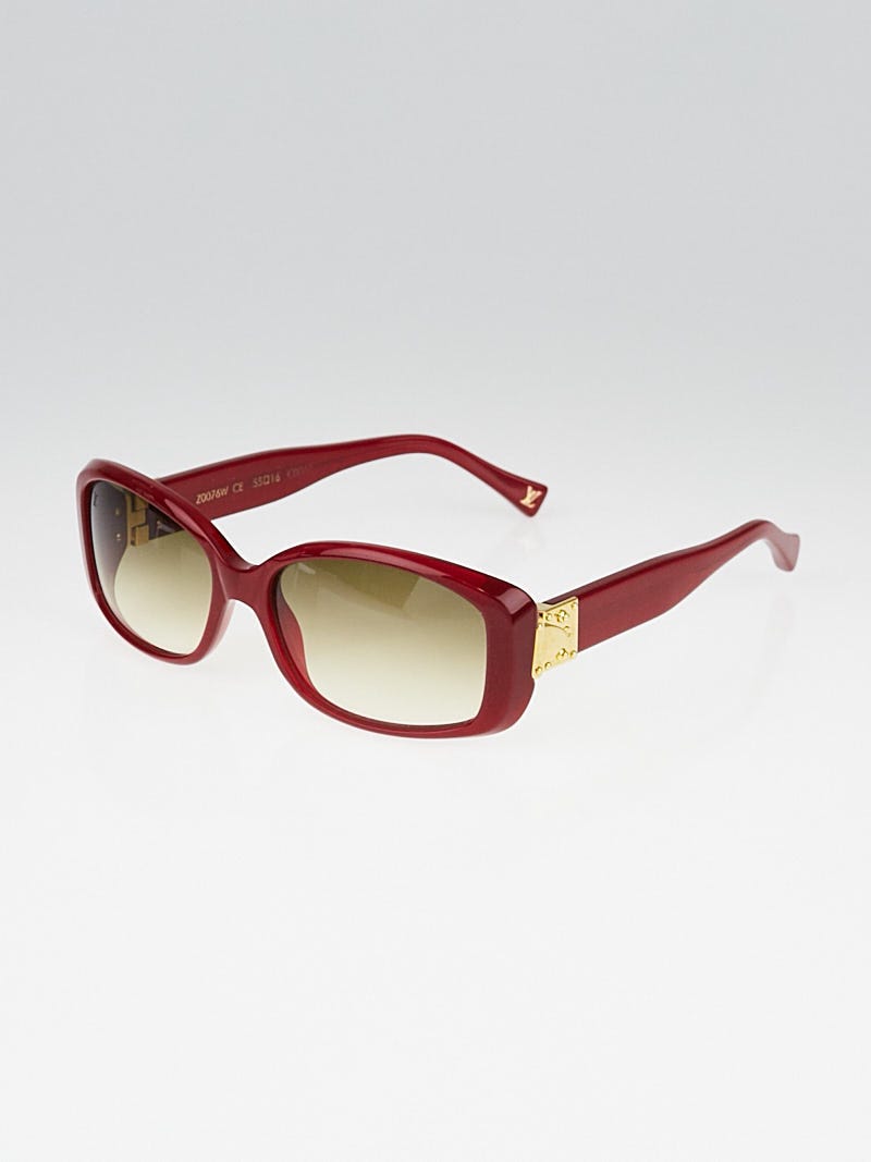 Louis Vuitton Red/Brown Gradient Soupcon Pomme D'amour Z0076W Square  Sunglasses