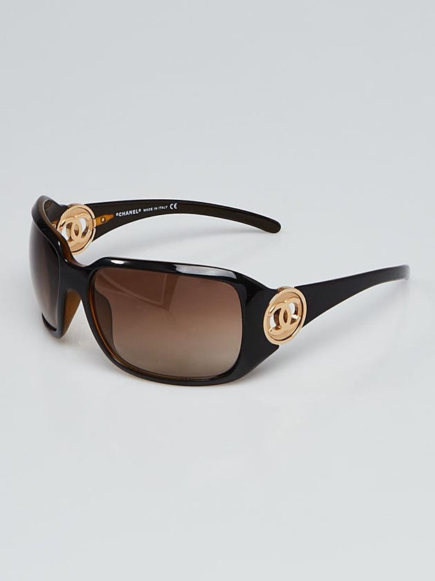 Chanel Brown Frame Gradient Tint CC Logo Sunglasses- 6023