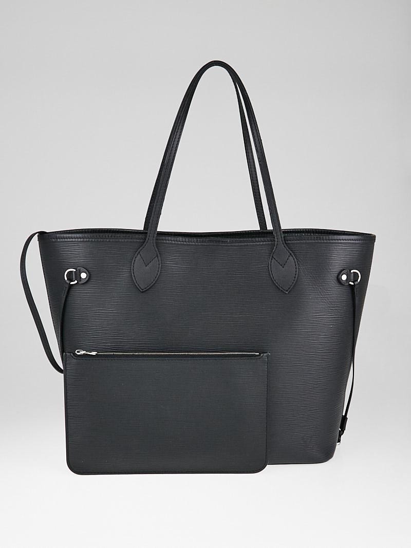 Louis Vuitton Black Epi Leather Neverfull MM NM Bag - Yoogi's Closet
