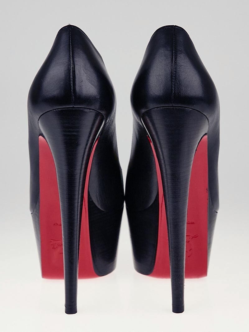 Christian Louboutin Victoria Leather Platform Red Sole Pump, Black -  ShopStyle Clothes and Shoes
