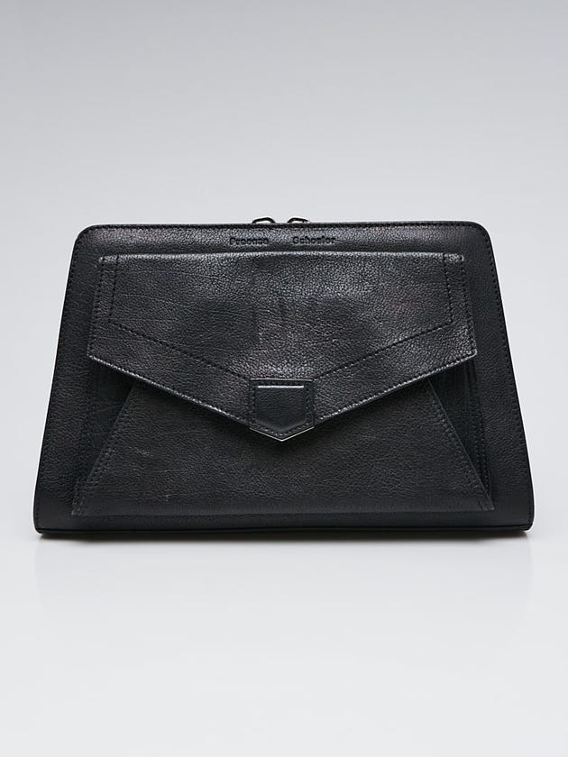 Proenza Schouler Black Leather PS13 Clutch Bag