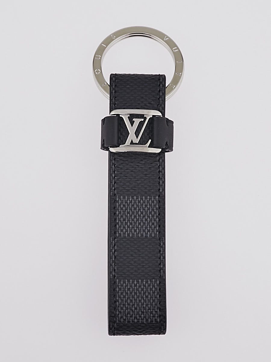 Louis Vuitton Damier Graphite Canvas Dragonne LV Key Holder - Yoogi's Closet