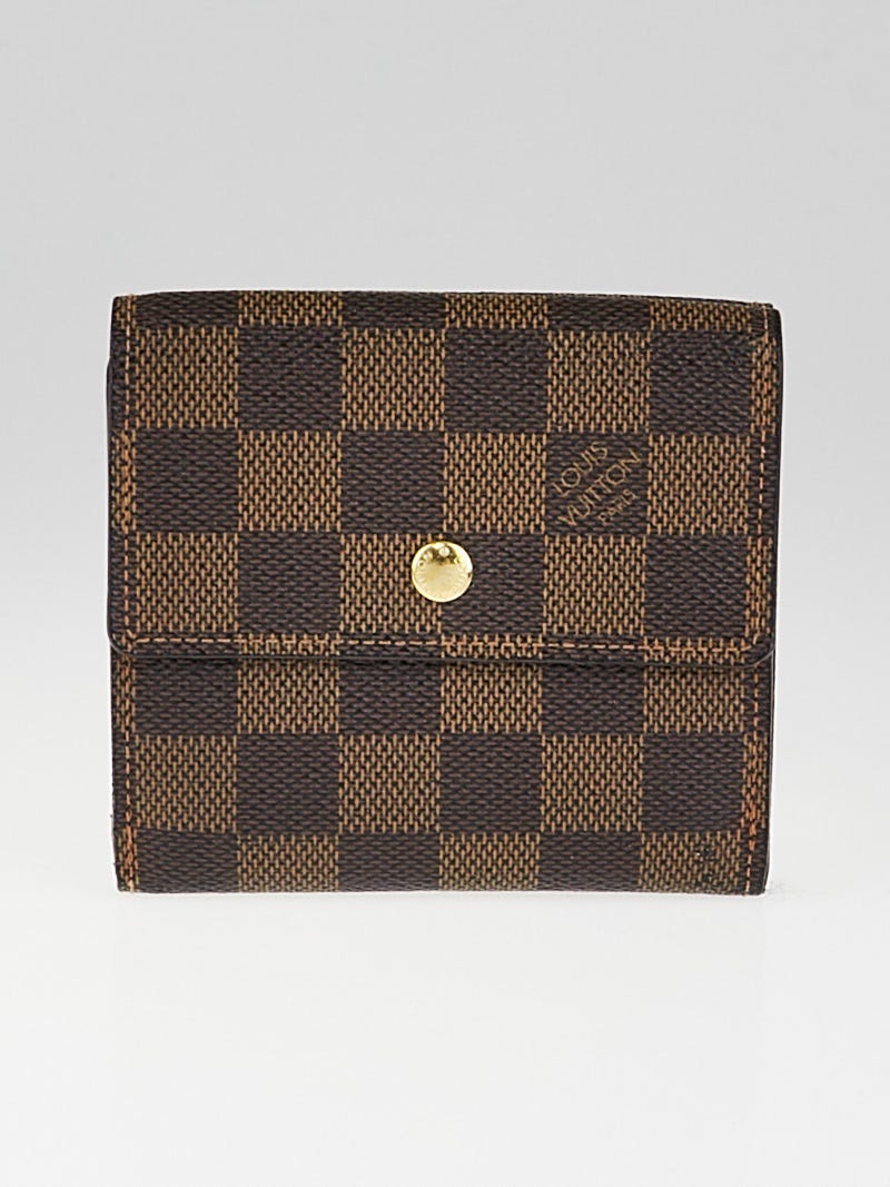 Louis Vuitton Vintage Monogram Elise Square Compact Wallet For