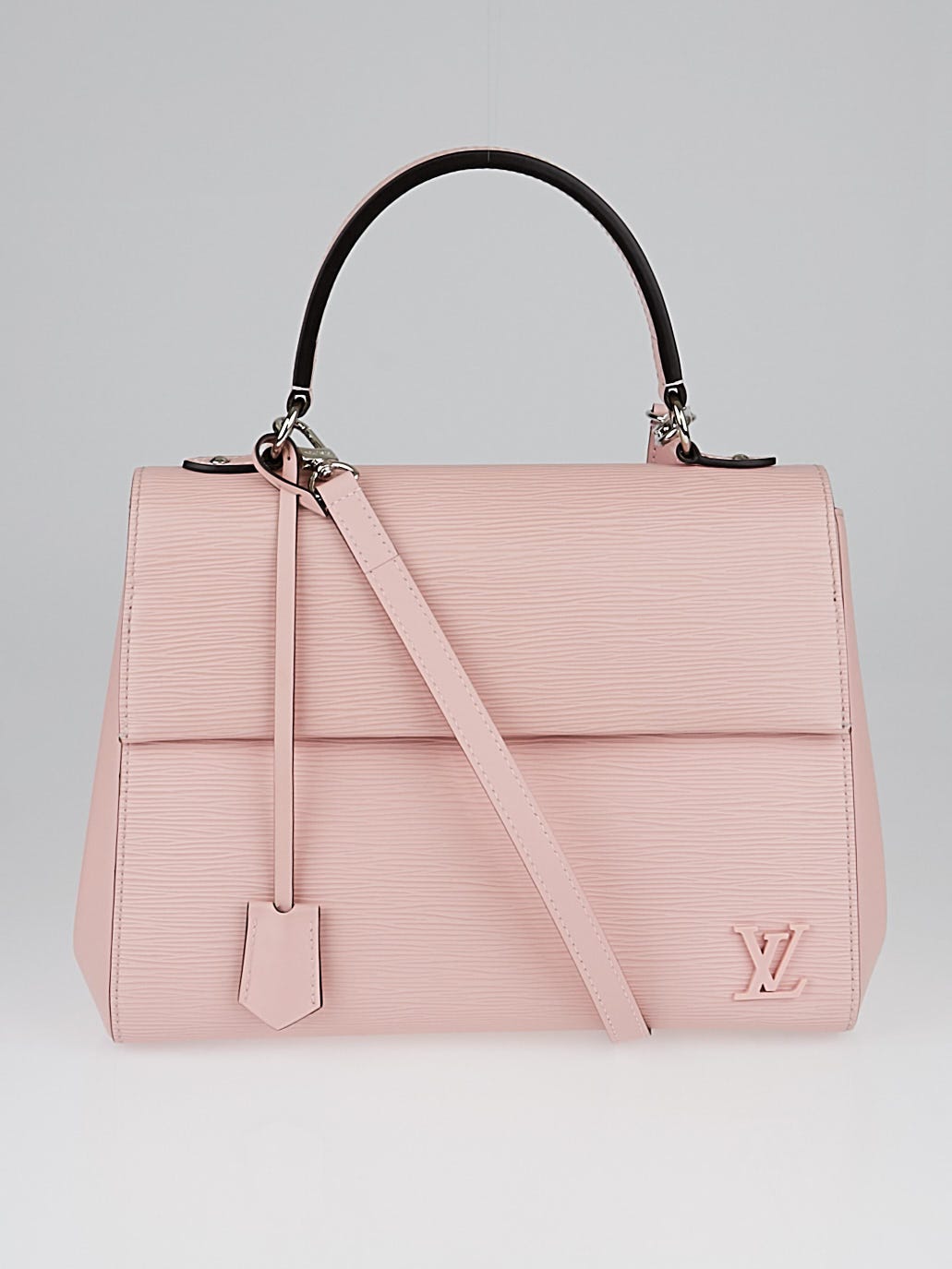Louis Vuitton Cluny Top Handle Bag EPI Leather Bb Pink