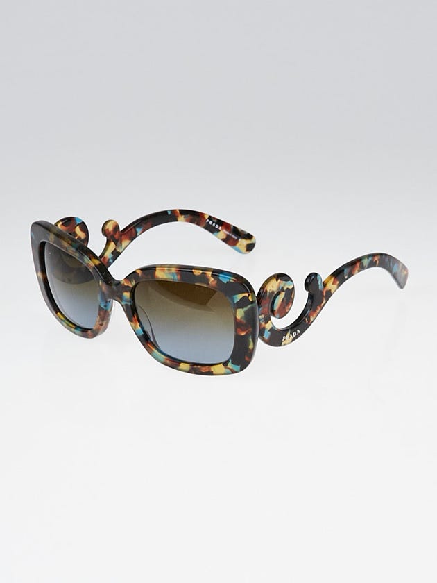 Prada Tortoise Shell Square Frame Baroque Sunglasses - SPR270